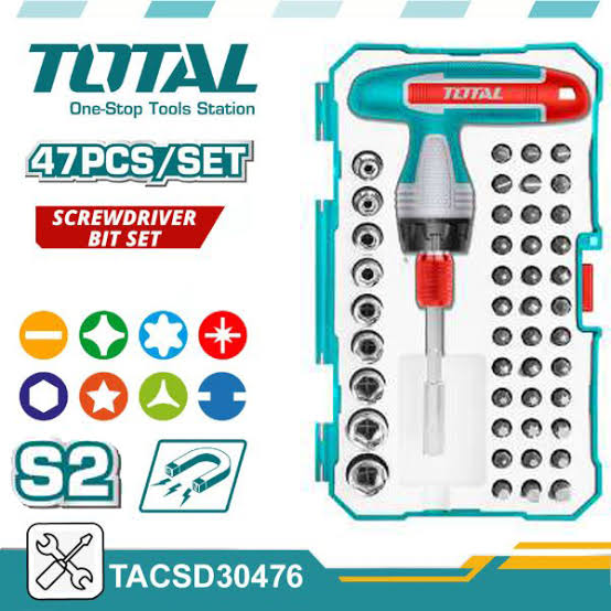 Screw Driver Set / স্ক্র ড্রাইভার/ Tool Set / Tools Set/Total-TACSD30476