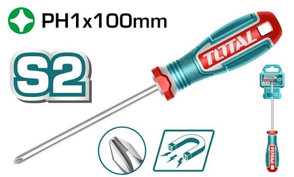 Screw Driver Phillips / স্ক্র ড্রাইভার/Screw Driver/Total-TSDPH1100