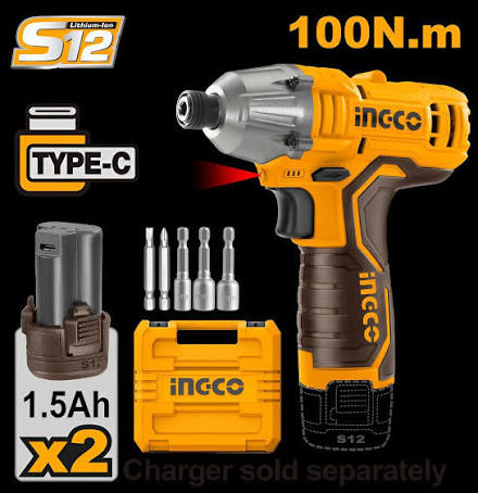 Cordless Impact Driver/ Impact Driver/Ingco-CIDLI12015