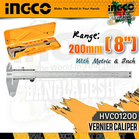 Vernier Caliver / Vernier Scale / ভার্নিয়ার স্কেল/Ingco-HVC01200