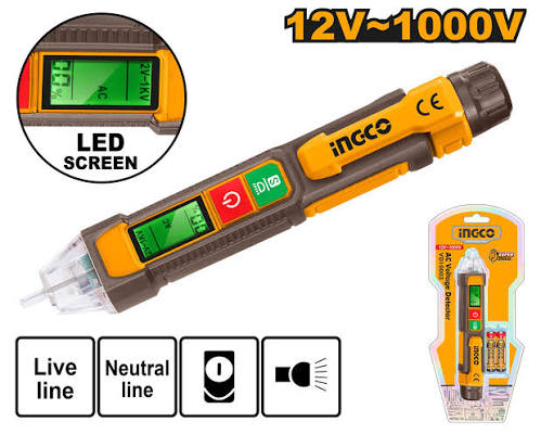 AC voltage Detector  / ক্যারেন্ট /বিদ্যুত নির্ধারক/Ingco-HSDT33001/Voltage Detector