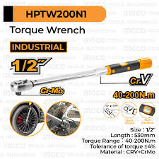 Torque Wrench/Ratchet Handle  / Wrench  /জাগরা গুটি / রাচেট  হ্যান্ডল/ Ingco-HPTW200N1