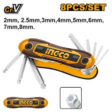 Screw Driver  Hex key  / স্কু ড্রাইভার/ এলেনকি/ Hex key/Ingco-HHK14081