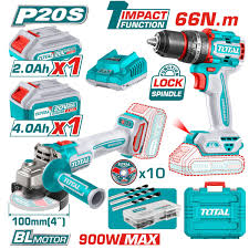 Cordless Combo Kit / Drill  , Grinder / কম্পোকিট / কর্ডলেস কম্বোকিট/Ingco-TCKLI2027310