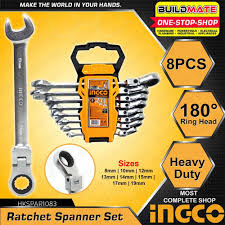 Ratchet Spanner Set /রেঞ্চ/ ডাল / wrench/ সকেট/ Ring set / Ring/Ingco-HKSPAR2083