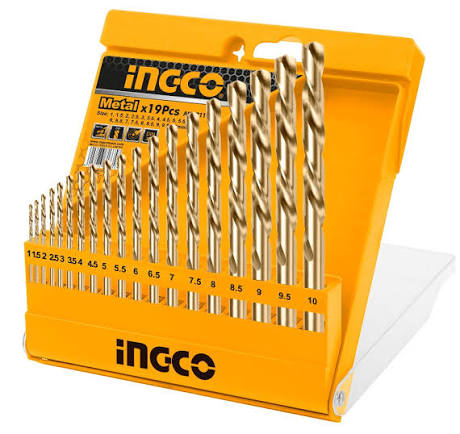 Bit Set / Drill Bit set / HSS Twist Drill Bit / ড্রিল বিট/Ingco-AKSDB1901