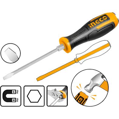 Screw Driver Slotted  Go- Through / স্কুরু ড্রাইভার/ Screw Driver/Ingco-HGTS686150