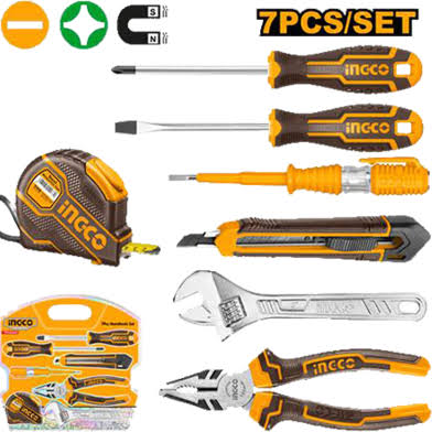Tools set 7 Pieces/ Tool set / Hand tool set / টুলস সেট/Ingco-HKTH10807
