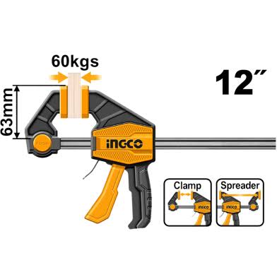 Clamp quick bar/ চিমটা /আকড়ে ধরার যন্ত্র / F-clamp/Ingco-HQBC01602