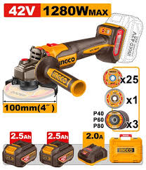 Grinder / Cordless Angle Grinder / Angle Grinder /গ্রাইন্ডার/Ingco-CAGLI4128102