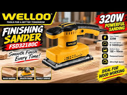 Sander/ পলিশ মেশিন/  Finishing Sander/Welloo-FSD32180C