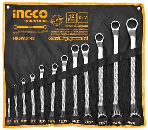 Spanner Set   /রেঞ্চ/ ডাল / wrench/ সকেট/ Ring set/Ingco-HKSPA3142
