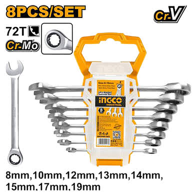 Spanner Set   /রেঞ্চ/ ডাল / wrench/ সকেট/ Ring set / Ring/Ingco-HKSPA1088-1