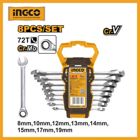 Spanner Set   /রেঞ্চ/ ডাল / wrench/ সকেট/ Ring set/Ingco-HKSPAR1083