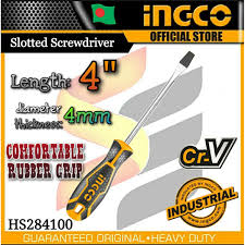 Screw Driver Slotted / স্কু ড্রাইভার/Ingco-HS284100