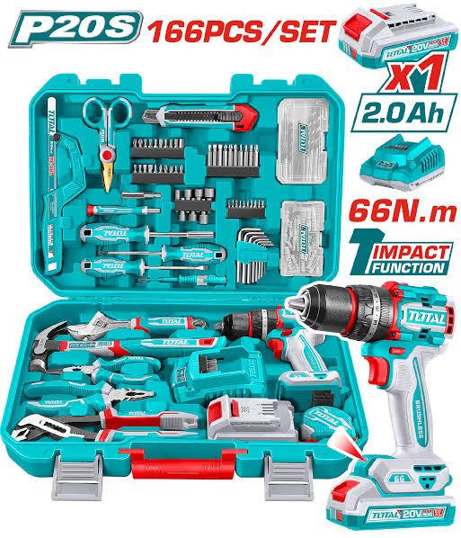 Tools set 166 Pieces/ Tool set / 166 Pieces / টুলস সেট/Total-THKTHP41667