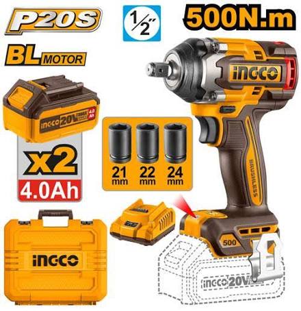Cordless Impact Wrench/ Wrench / রেঞ্জ / Impact Wrench/Ingco-CIWLI2050