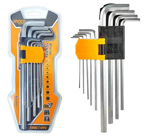 Screw Driver Hex key / স্কুরু ড্রাইভার/ এলেনকি/ Hex key/Ingco-HHK11092